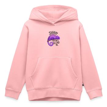 Chameleon trying to blend in - Kids Premium Organic Hoodie - rose - Front - AI Model Kid Female (0cm)