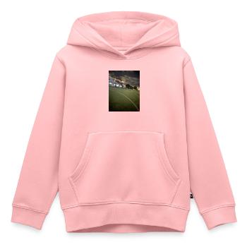 IMG 6031 - Kinder Premium Organic Hoodie - Rosa - Vorne - AI Model Kid Female (0cm)
