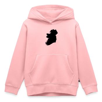 Irlande - Sweat Premium à capuche enfant bio - rose - Devant - AI Model Kid Female (0cm)