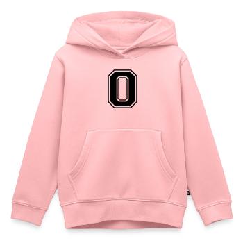 0, Null, Nummer, Zahl - Kinder Premium Organic Hoodie - Rosa - Vorne - AI Model Kid Female (0cm)