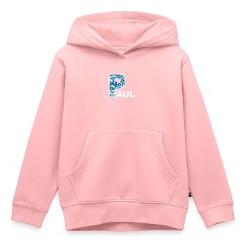 Paul - Kids Premium Organic Hoodie - rose - Front - AI Model Kid Female (0cm)