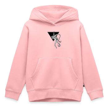 Krake - Kinder Premium Organic Hoodie - Rosa - Vorne - AI Model Kid Female (0cm)