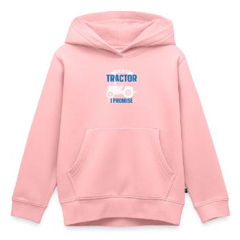 Nur noch einen Traktor verspreche ich Bauernhof Ba - Kinder Premium Organic Hoodie - Rosa - Vorne - AI Model Kid Female (0cm)