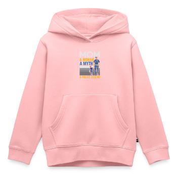Mama Eine Frau Ein Mythos Eine Polizeilegende Rech - Kinder Premium Organic Hoodie - Rosa - Vorne - AI Model Kid Female (0cm)