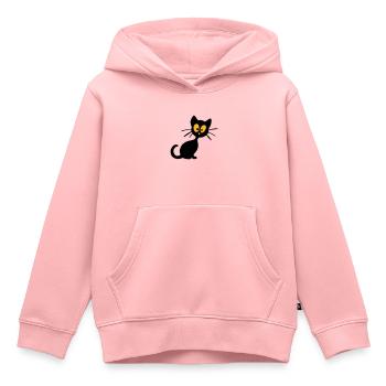 Kätzchen - Kinder Premium Organic Hoodie - Rosa - Vorne - AI Model Kid Female (0cm)