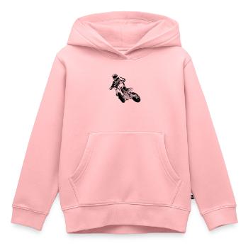 Supermoto - Kinder Premium Organic Hoodie - Rosa - Vorne - AI Model Kid Female (0cm)