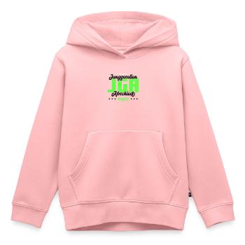 Enterrement de vie de garçon enterrement de vie de garçon - Sweat Premium à capuche enfant bio - rose - Devant - AI Model Kid Female (0cm)
