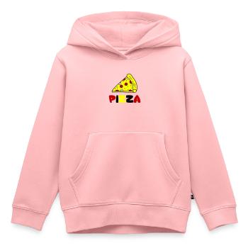 pizza - Kinder Premium Organic Hoodie - Rosa - Vorne - AI Model Kid Female (0cm)