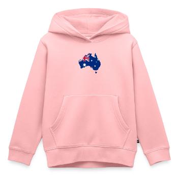 Australien - Kinder Premium Organic Hoodie - Rosa - Vorne - AI Model Kid Female (0cm)