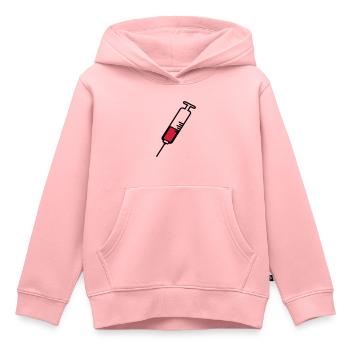 seringue2 - Kinder Premium Organic Hoodie - Rosa - Vorne - AI Model Kid Female (0cm)