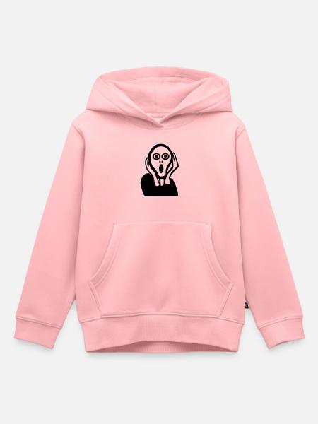 Le Cri - Sweat Premium à capuche enfant bio - rose