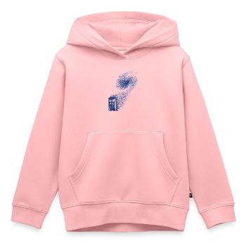 TARDIS: Time and Relative Dimension in Space - Kids Premium Organic Hoodie - rose - Front - AI Model Kid Female (0cm)