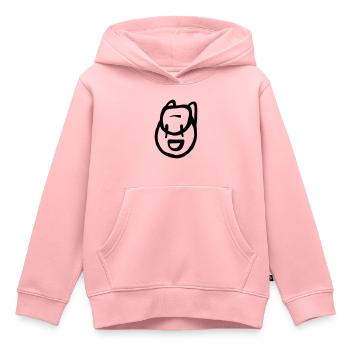 Rucksack - Kinder Premium Organic Hoodie - Rosa - Vorne - AI Model Kid Female (0cm)