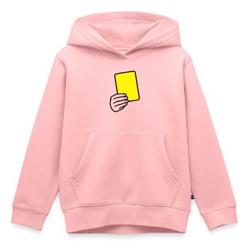 Arbitre - Sweat Premium à capuche enfant bio - rose - Devant - AI Model Kid Female (0cm)