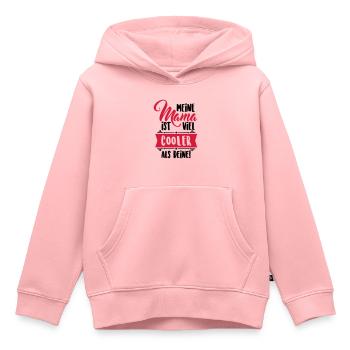 Meine Mama ist viel cooler als deine! Mutter Kind - Kinder Premium Organic Hoodie - Rosa - Vorne - AI Model Kid Female (0cm)