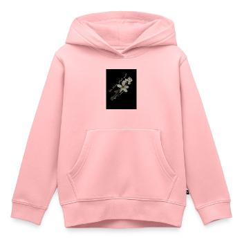 Ich blühe jetzt auf - Kinder Premium Organic Hoodie - Rosa - Vorne - AI Model Kid Female (0cm)