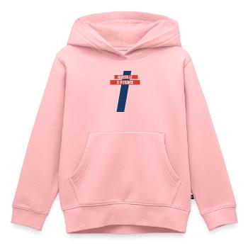 Marseille Kochschürze - Kinder Premium Organic Hoodie - Rosa - Vorne - AI Model Kid Female (0cm)