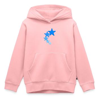 Star Logo - Kids Premium Organic Hoodie - rose - Front - AI Model Kid Female (0cm)