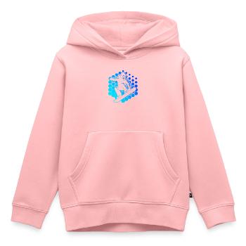 Snowboard Stil für jeden Anlass - Kinder Premium Organic Hoodie - Rosa - Vorne - AI Model Kid Female (0cm)