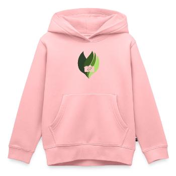 Photographie avec appareil photo - Sweat Premium à capuche enfant bio - rose - Devant - AI Model Kid Female (0cm)