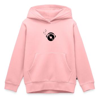 Vinyl DJ - Kinder Premium Organic Hoodie - Rosa - Vorne - AI Model Kid Female (0cm)