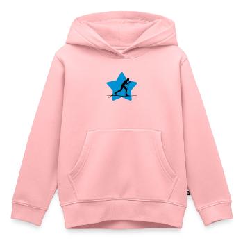 Langlaufen / Langlauf / eislaufen / Langläufer - Kinder Premium Organic Hoodie - Rosa - Vorne - AI Model Kid Female (0cm)