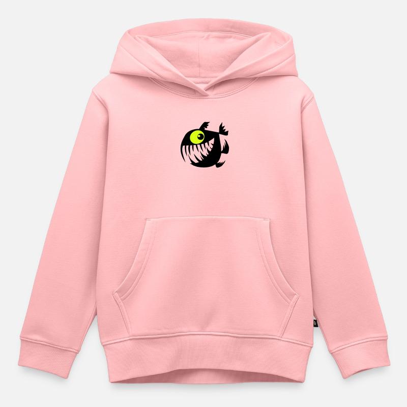 Joyeux Perry - Sweat Premium à capuche enfant bio - rose
