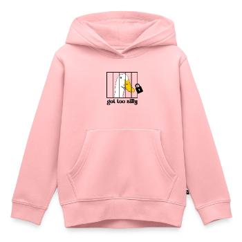 Gans hinter gittern - Kinder Premium Organic Hoodie - Rosa - Vorne - AI Model Kid Female (0cm)