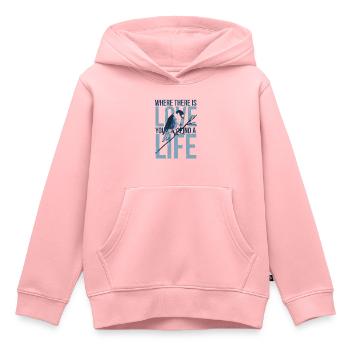 spring - Kids Premium Organic Hoodie - rose - Front - AI Model Kid Female (0cm)