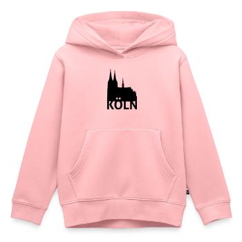 Kölner Dom - Kinder Premium Organic Hoodie - Rosa - Vorne - AI Model Kid Female (0cm)