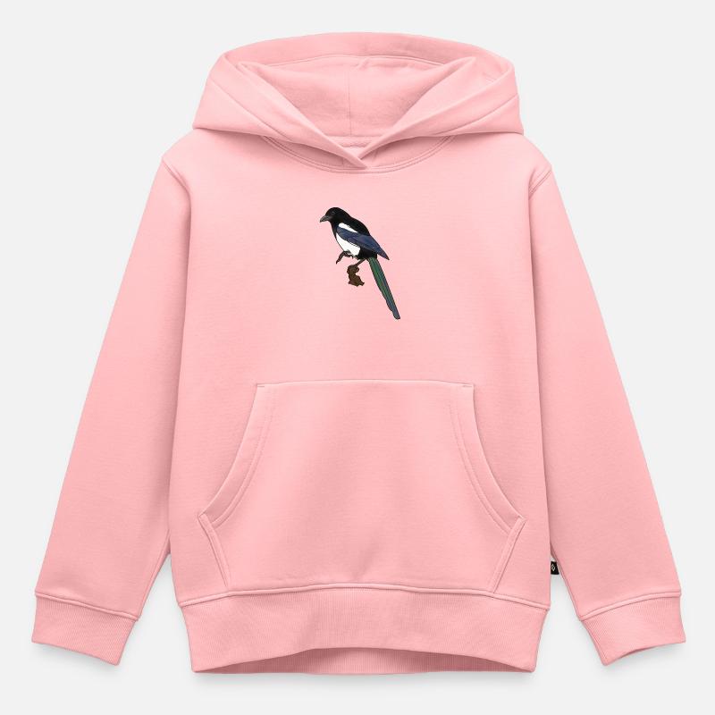 Pie - Sweat Premium à capuche enfant bio - rose
