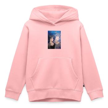Feminine energy - Kids Premium Organic Hoodie - rose - Front - AI Model Kid Female (0cm)