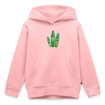 Vacation, Vacation, Cucumbers, Family, Diving - Kids Premium Organic Hoodie - rose - Front - AI Model Kid Female (0cm)
