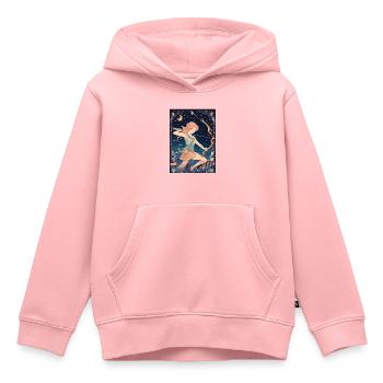 Sternzeichen Schütze - Kinder Premium Organic Hoodie - Rosa - Vorne - AI Model Kid Female (0cm)