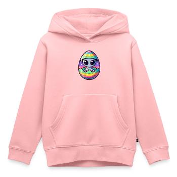 Alien Osterei-Schlüpfen Design: Bunte Überraschung - Kinder Premium Organic Hoodie - Rosa - Vorne - AI Model Kid Female (0cm)
