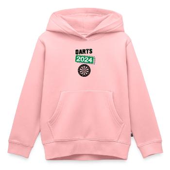 Dart Spieler Darts Team Turnier Mannschaft in 2024 - Kinder Premium Organic Hoodie - Rosa - Vorne - AI Model Kid Female (0cm)