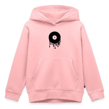 platine - Sweat Premium à capuche enfant bio - rose - Devant - AI Model Kid Female (0cm)