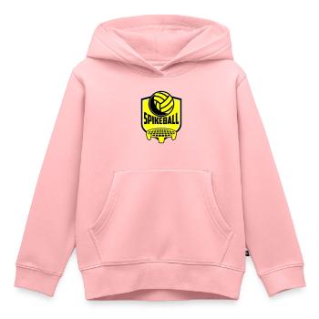 Farben änderbar | Roundnet Spikeball Team Fun - Kinder Premium Organic Hoodie - Rosa - Vorne - AI Model Kid Female (0cm)