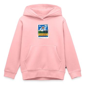 Böller Schinken - Kinder Premium Organic Hoodie - Rosa - Vorne - AI Model Kid Female (0cm)