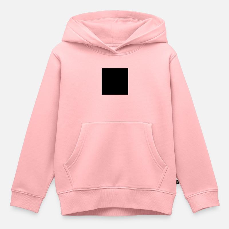 Carré - Sweat Premium à capuche enfant bio - rose