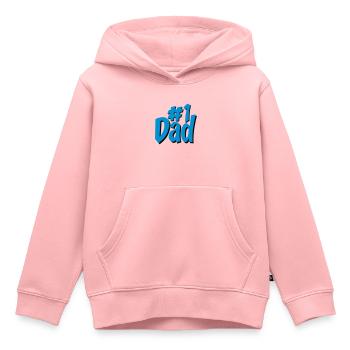 dad - Kinder Premium Organic Hoodie - Rosa - Vorne - AI Model Kid Female (0cm)