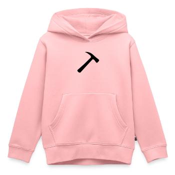 Hammer - Kinder Premium Organic Hoodie - Rosa - Vorne - AI Model Kid Female (0cm)