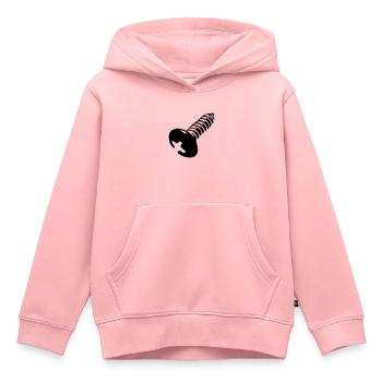 schraube - Kinder Premium Organic Hoodie - Rosa - Vorne - AI Model Kid Female (0cm)