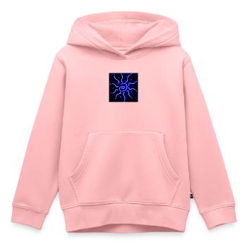 ELEKTRISCHE HEISSE SONNE - Kinder Premium Organic Hoodie - Rosa - Vorne - AI Model Kid Female (0cm)