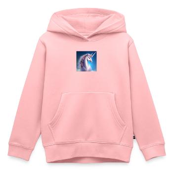magisches Einhorn - Kinder Premium Organic Hoodie - Rosa - Vorne - AI Model Kid Female (0cm)