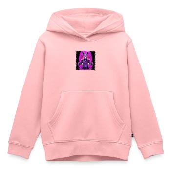 Noël chants de Noël Idée cadeau d’anniversaire Dépression - Sweat Premium à capuche enfant bio - rose - Devant - AI Model Kid Female (0cm)