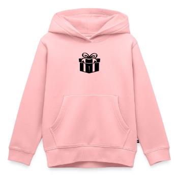 Nachdenkliche Schätze - Kinder Premium Organic Hoodie - Rosa - Vorne - AI Model Kid Female (0cm)