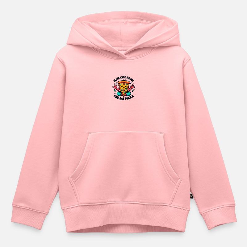 Namaste Home - Sweat Premium à capuche enfant bio - rose