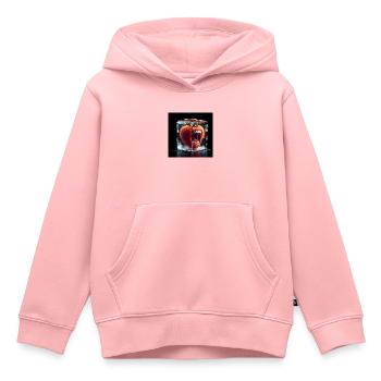 Carbs Age 1 - Kinder Premium Organic Hoodie - Rosa - Vorne - AI Model Kid Female (0cm)