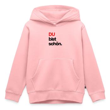 You are beautiful - Kids Premium Organic Hoodie - rose - Front - AI Model Kid Female (0cm)